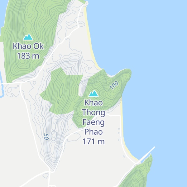 Map of Khao Thong Faeng Phao