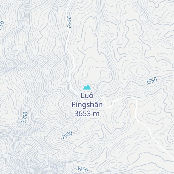 Map of Luó Píngshān