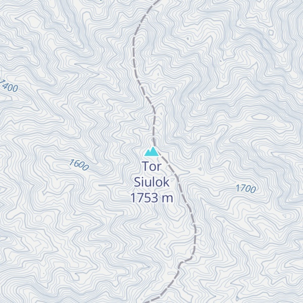 Map of Tor Siulok