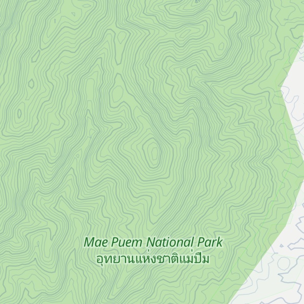 Map of Doi Chik Chong