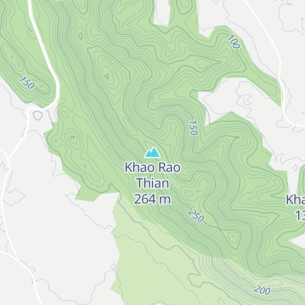 Map of Khao Rao Thian