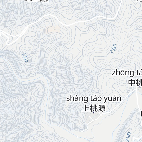 Map of Sāncéng Shān