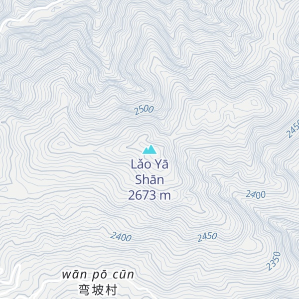 Map of Lǎo Yā Shān
