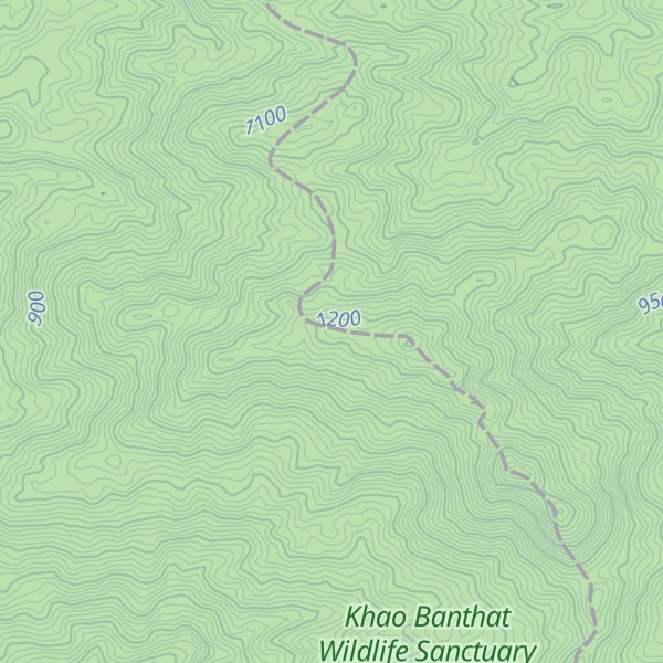 Map of Khao Nok Ra