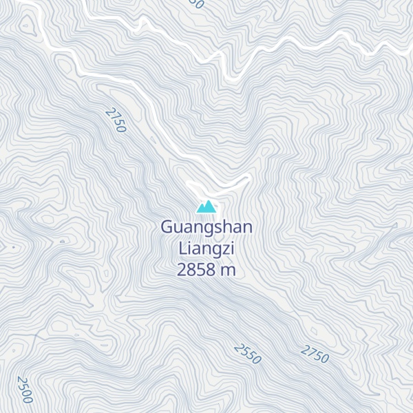 Map of Guangshan Liangzi