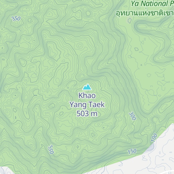 Map of Khao Yang Taek