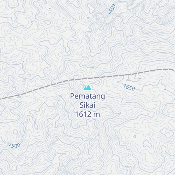 Map of Pematang Sikai