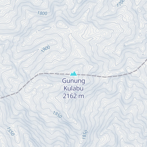 Map of Gunung Kulabu