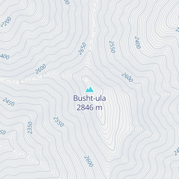Map of Busht-ula