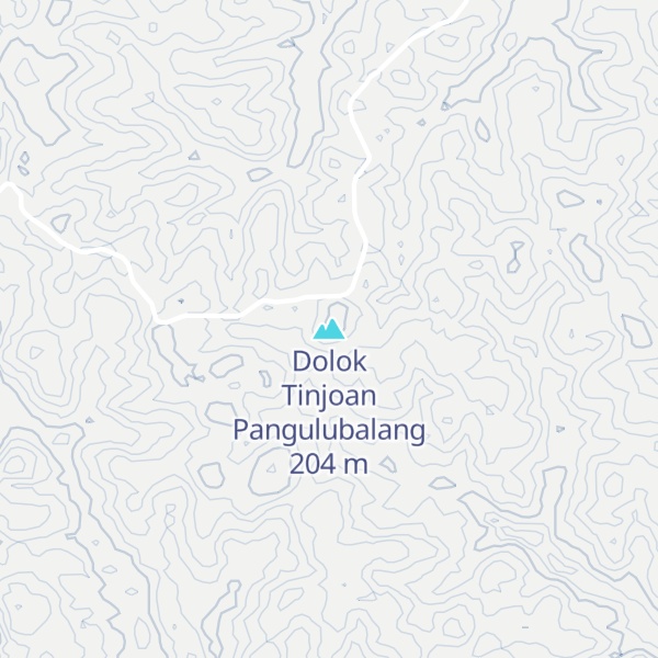 Map of Dolok Tinjoan Pangulubalang