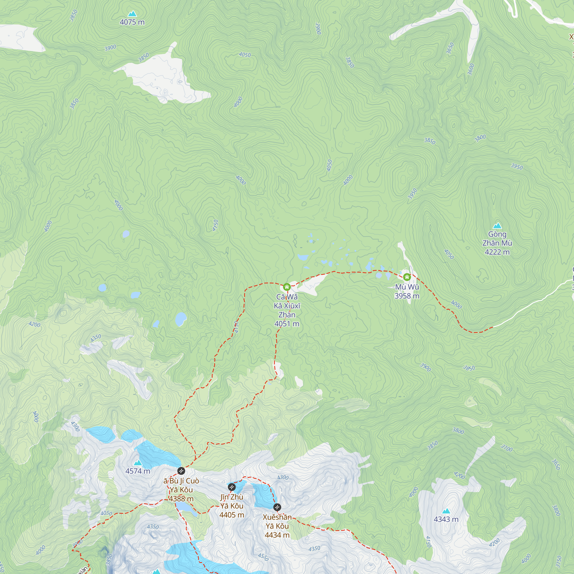 Cā Wǎ Kǎ Xiūxī Zhàn map