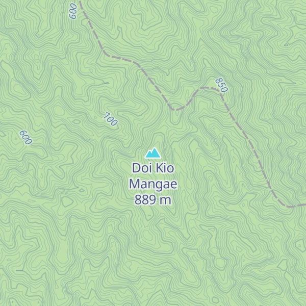 Map of Doi Kio Mangae