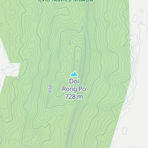 Map of Doi Rong Po