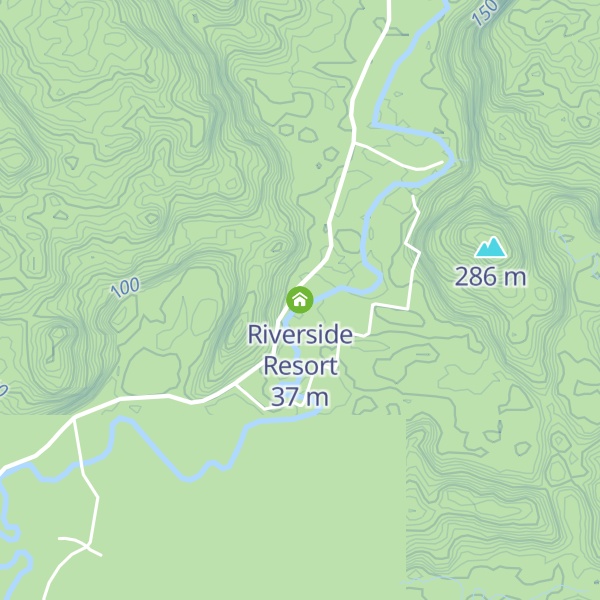 Map of Riverside Resort