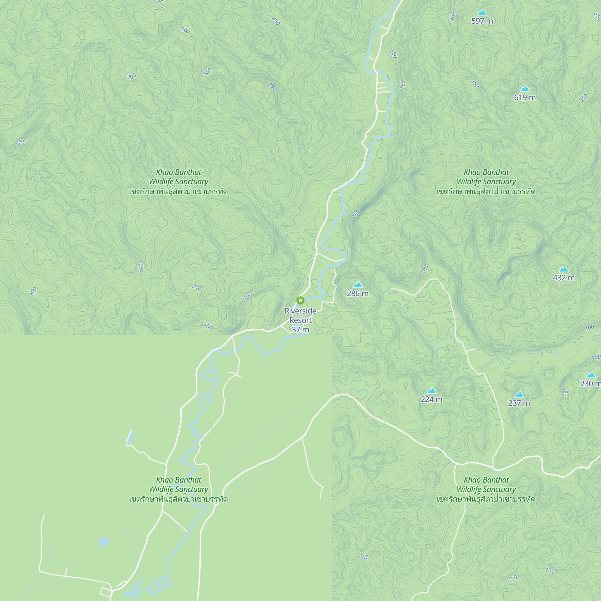 Riverside Resort map