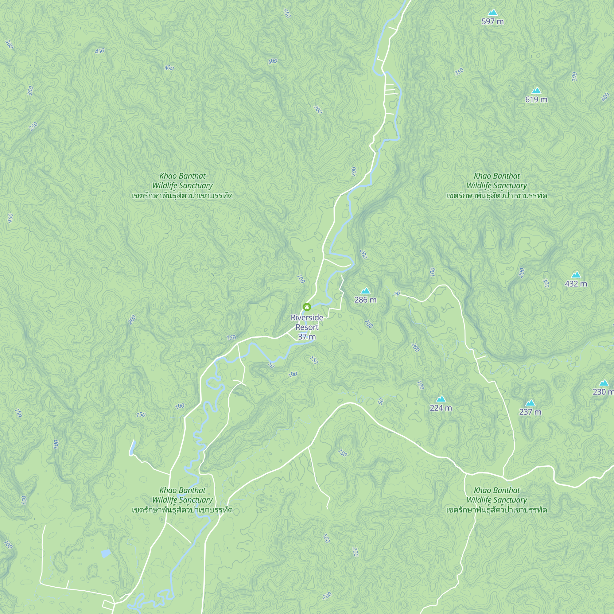 Riverside Resort map