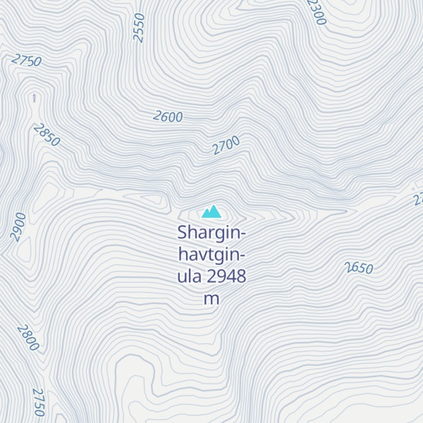 Map of Shargin-havtgin-ula