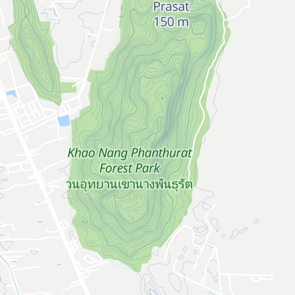Map of Khao Chao Lai Yai
