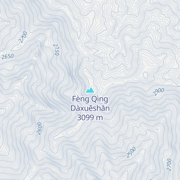 Map of Fèng Qìng Dàxuěshān
