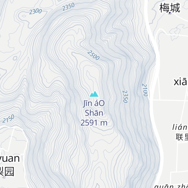 Map of Jīn áO Shān