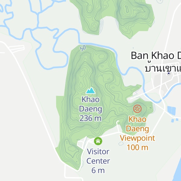Map of Khao Daeng