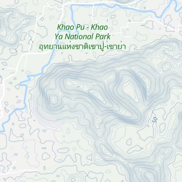 Map of Khao Phaya Krung Chin