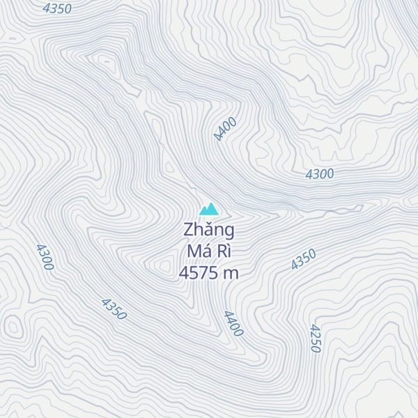 Map of Zhǎng Má Rì