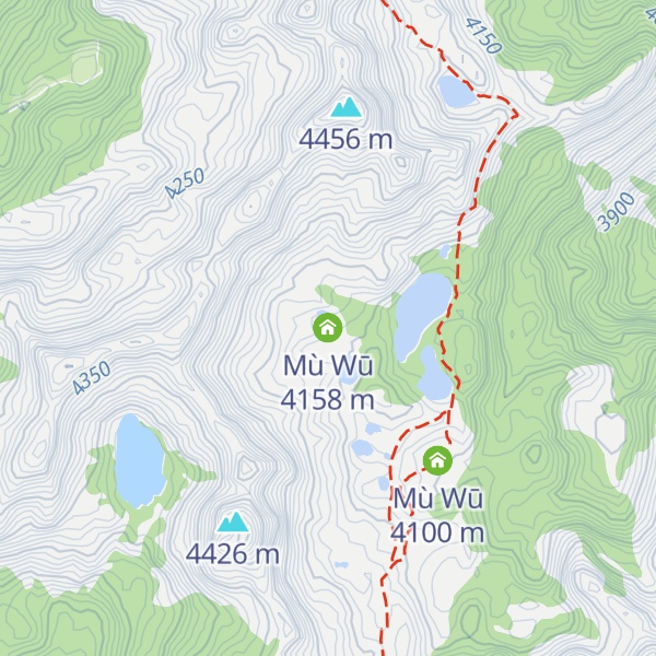 Map of Mù Wū
