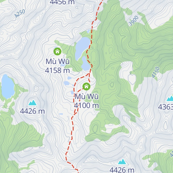 Map of Mù Wū
