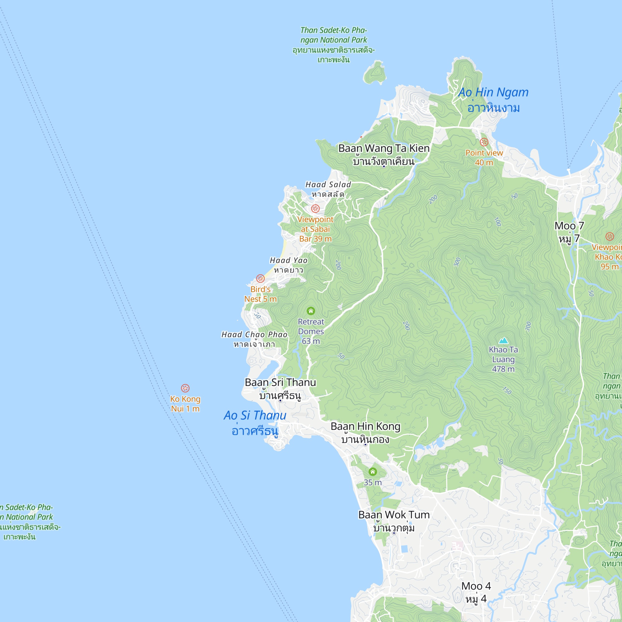 Retreat Domes map
