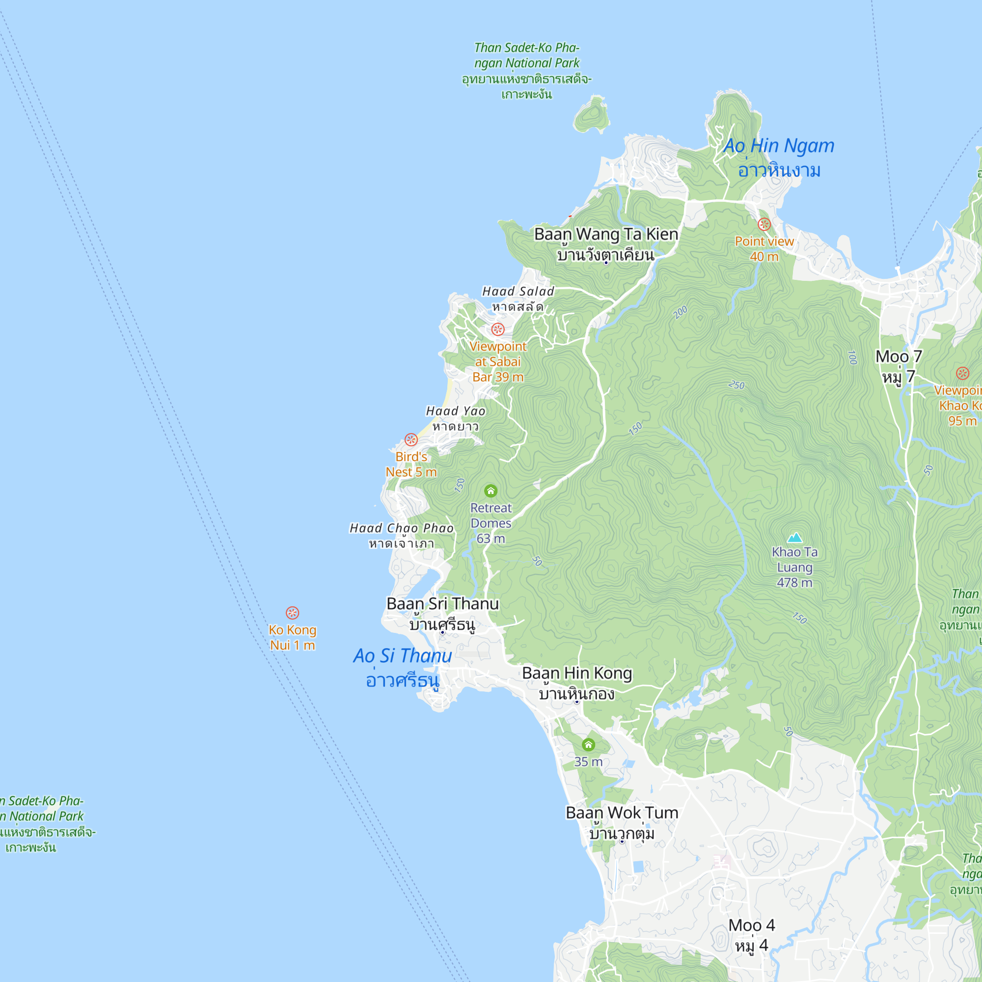 Retreat Domes map
