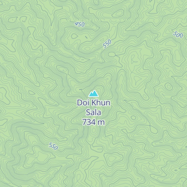 Map of Doi Khun Sala