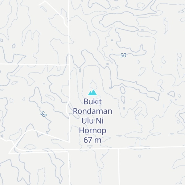 Map of Bukit Rondaman Ulu Ni Hornop