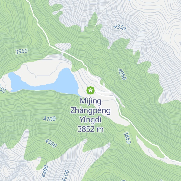 Map of Mìjìng Zhàngpéng Yíngdì
