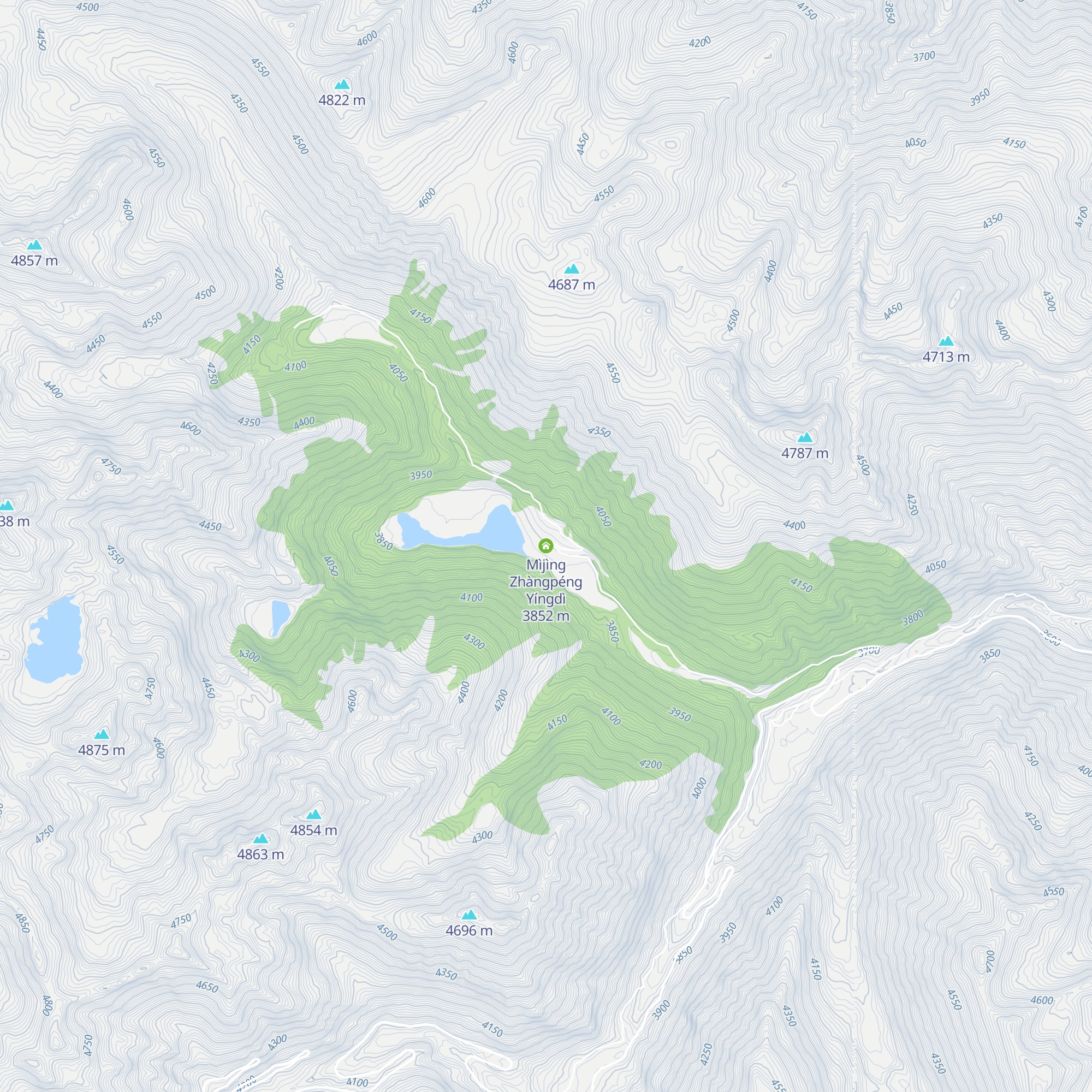 Mìjìng Zhàngpéng Yíngdì map