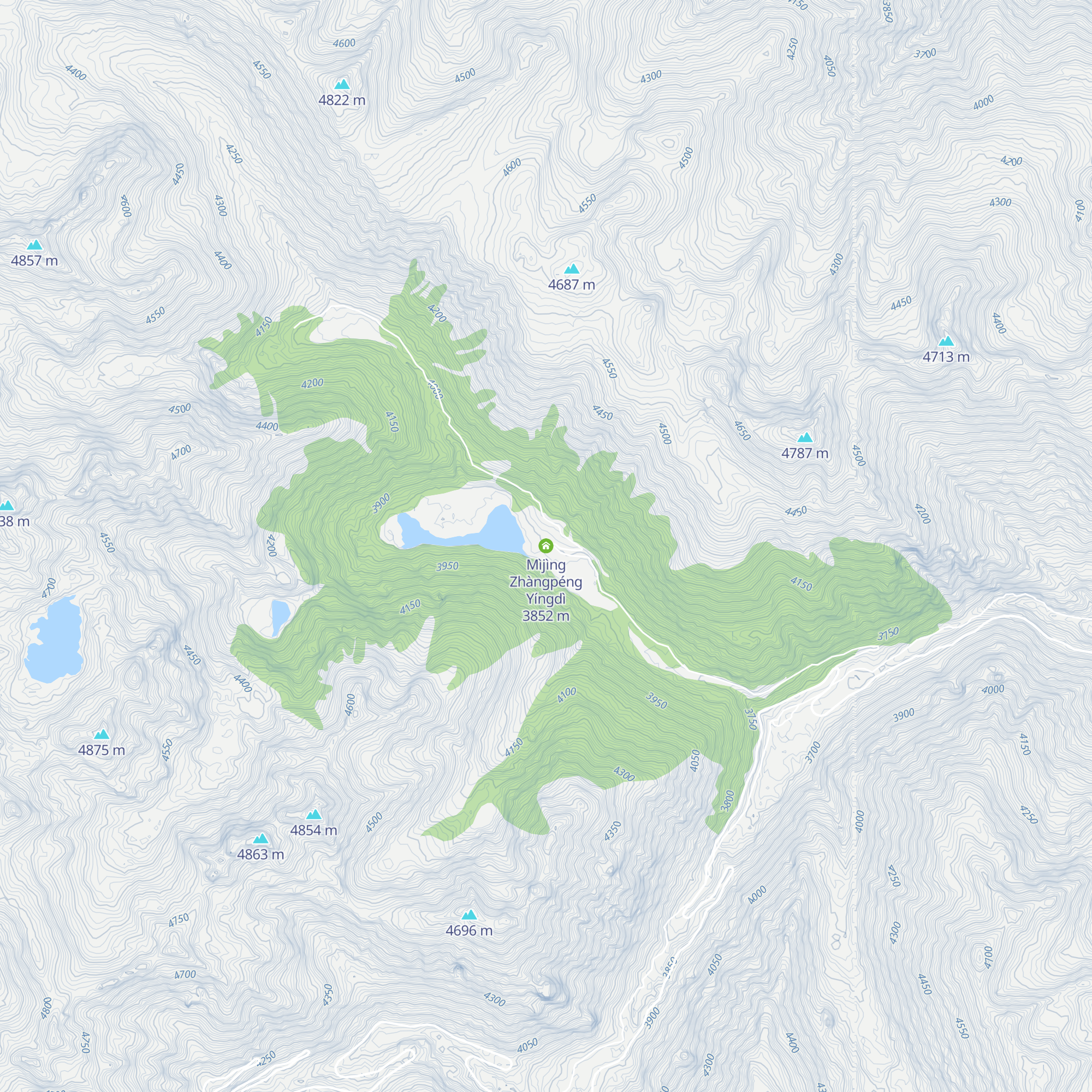 Mìjìng Zhàngpéng Yíngdì map
