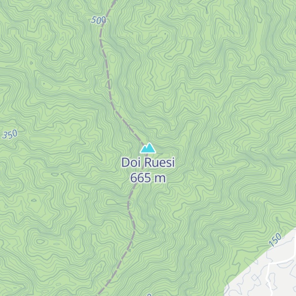 Map of Doi Ruesi