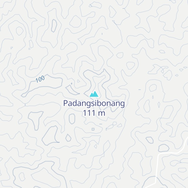 Map of Padangsibonang