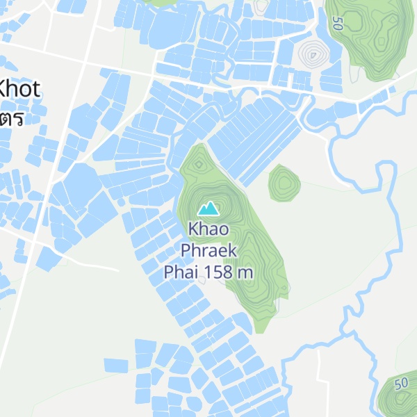 Map of Khao Phraek Phai