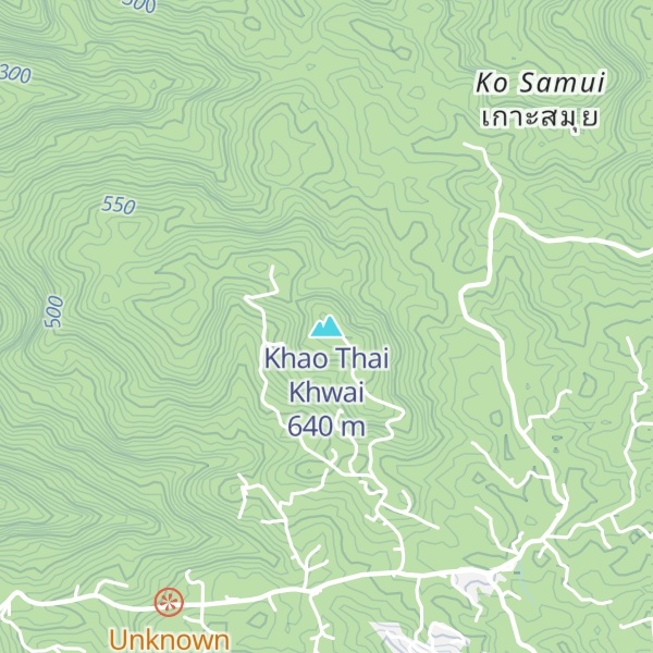 Map of Khao Thai Khwai