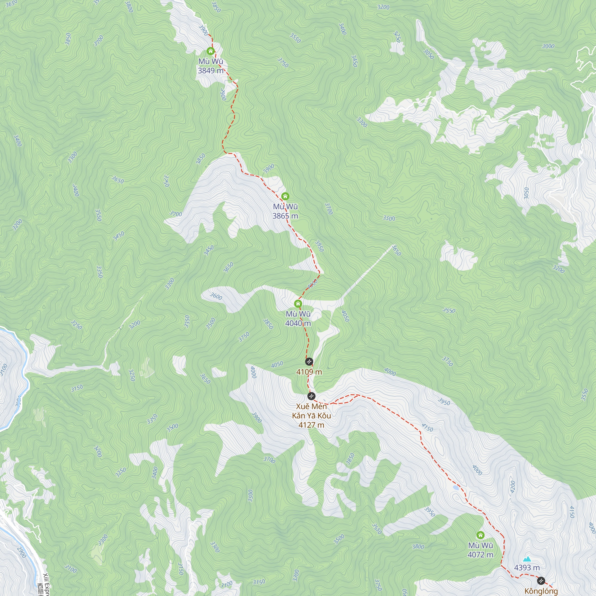 Mù Wū map