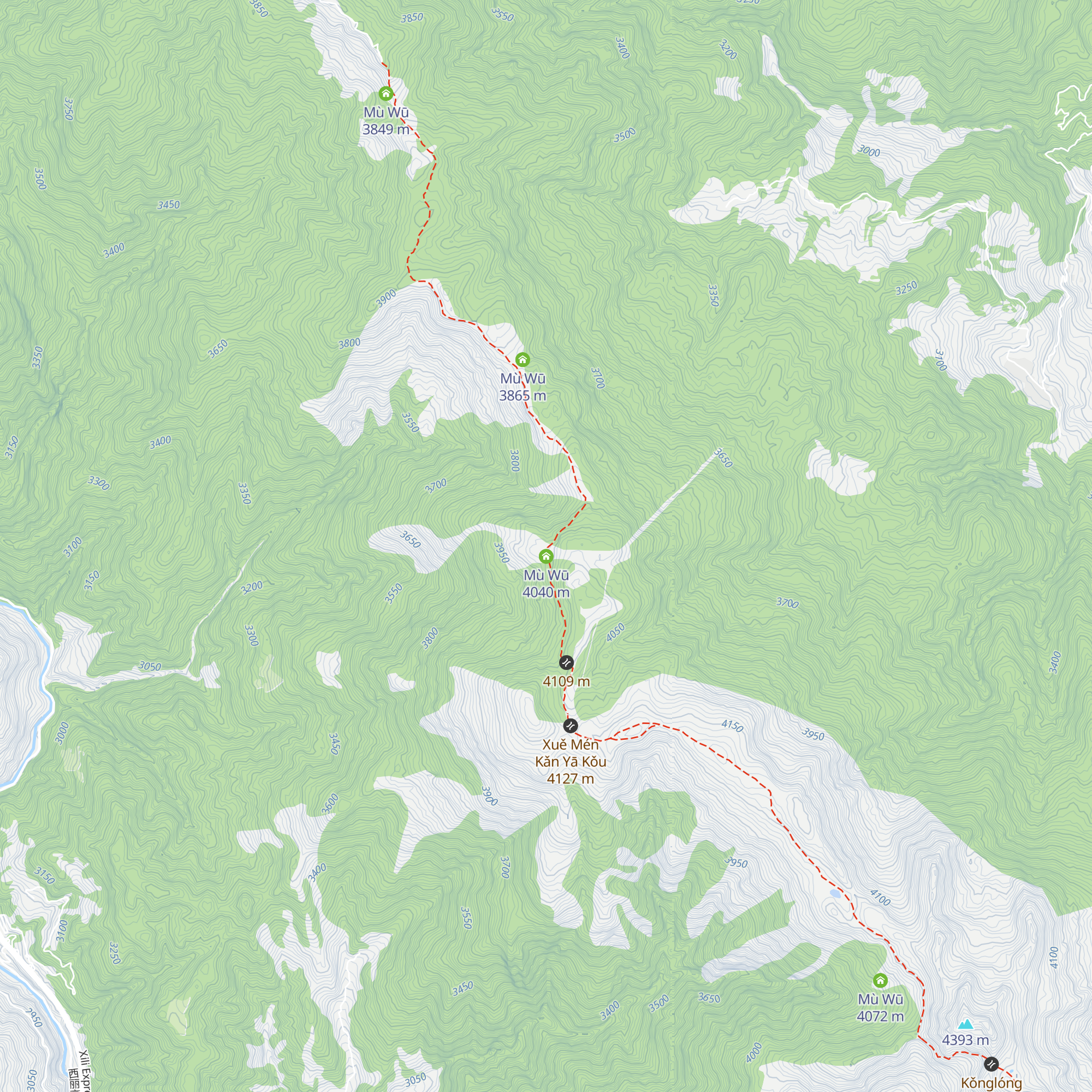 Mù Wū map
