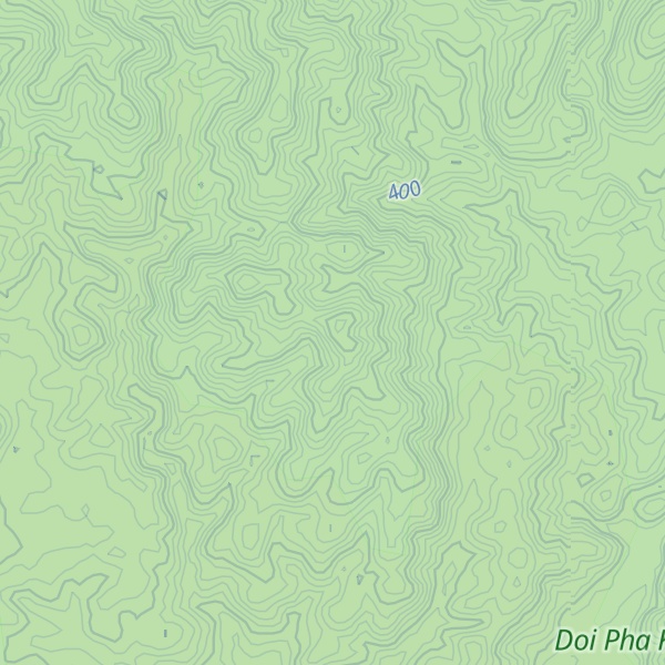 Map of Doi Huai Nam Cham