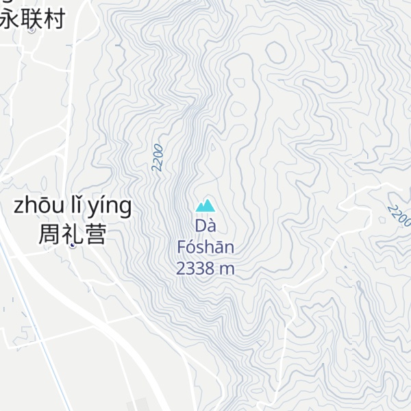 Map of Dà Fóshān