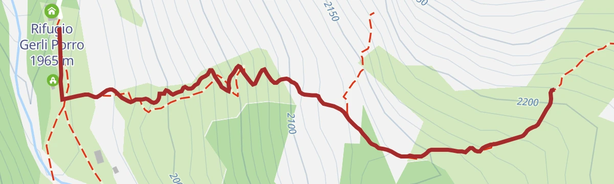 Route map: The Millennium Larch Trail