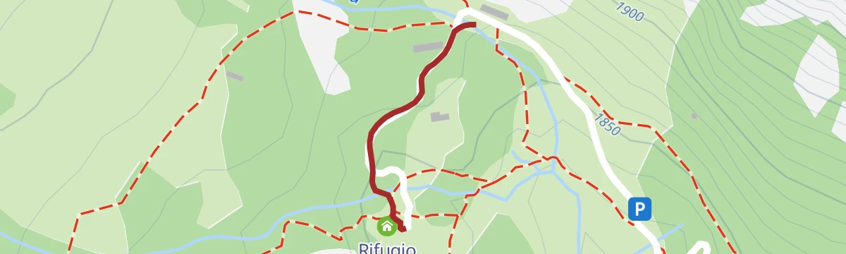 Route map: Tour d'Ambin: Tappa 1A Grange della Valle