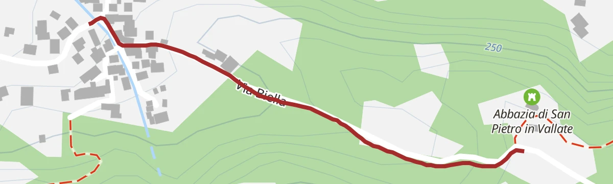 Route map: A leap into the year one thousand at the remains of the Abbey of St. Peter in Vallate