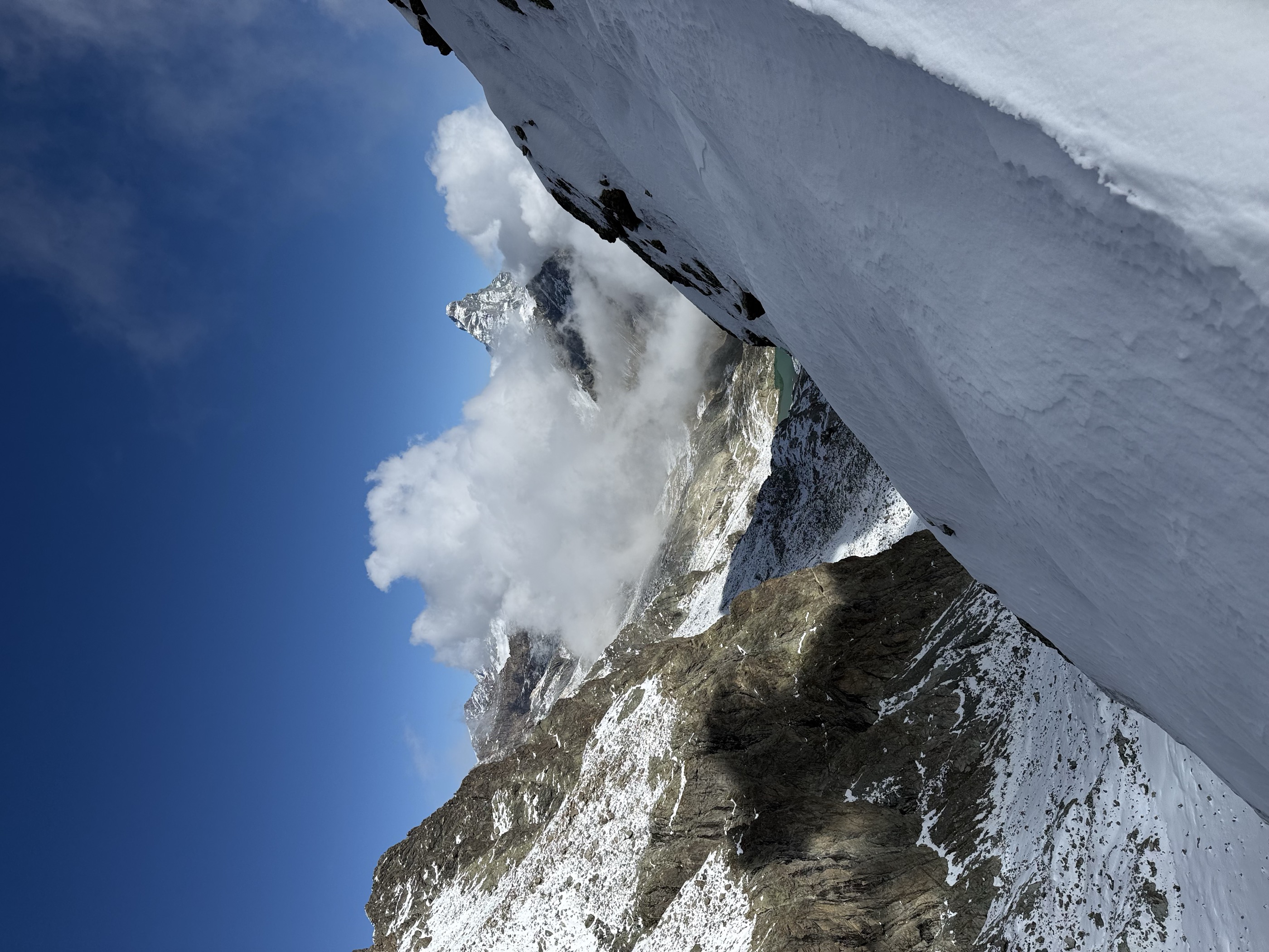 Das Matterhorn von der Tour zur Pointe du Tsan im Aostatal